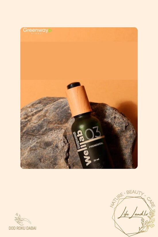 Welllab liquid Prenovital koncentrāts ar poliprenolu, 25 ml