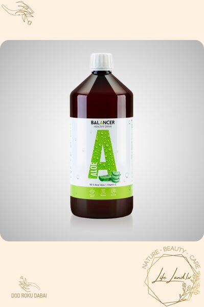Dzeramais Aloe Vera gēls ar vitamīnu C, 1000 ml