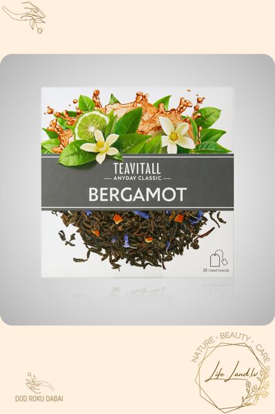 BERGAMOT Melnā tēja TeaVitall anyday CLASSIC, 38 filtrpaciņas