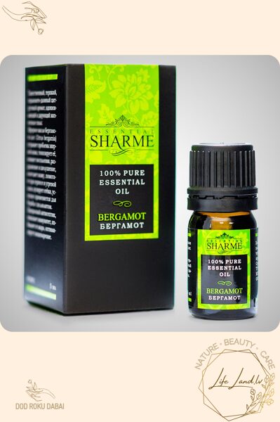"Bergamote" dabīga ēteriskā eļļa Sharme Essential, 5 ml