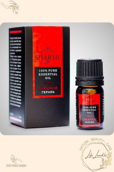 "Ģerānija" dabīga ēteriskā eļļa Sharme Essential, 5 ml