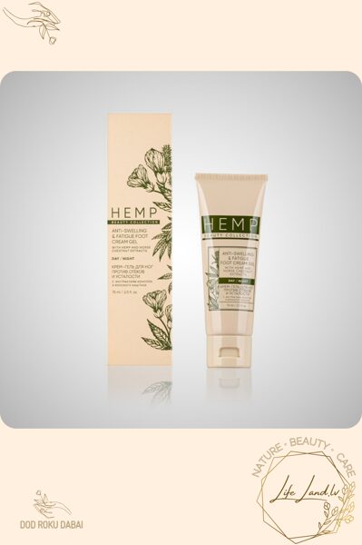 Prettūskas un pretnoguruma krēms-gēls kājām HEMP, 75 ml