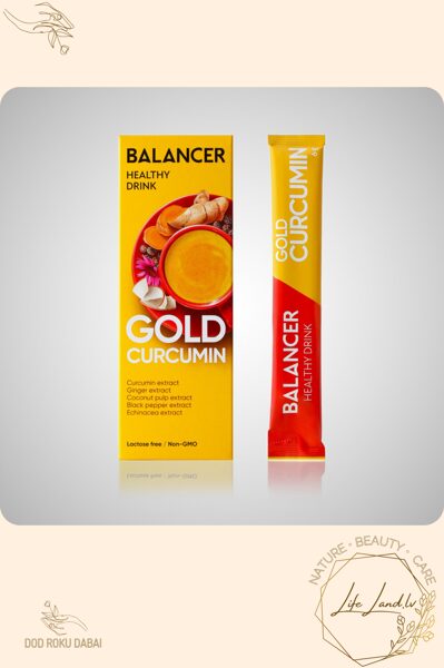 Dzēriens ar kurkumīnu GOLD CURCUMIN, 10 paciņas