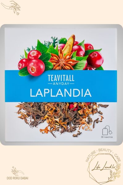 LAPLANDIA Tējas dzēriens TeaVitall Anyday, 38 tējas paciņas