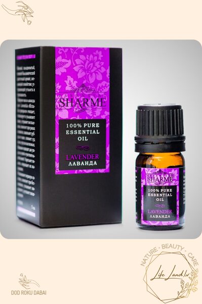 "Lavanda" dabīga ēteriskā eļļa Sharme Essential, 5 ml